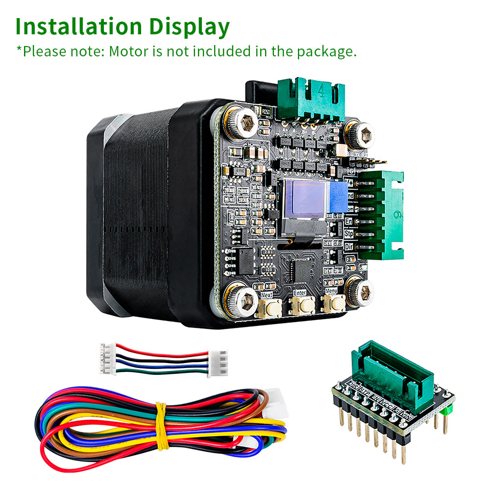 Original MKS SERVO42C PCBA 32b - огляд і ціна Closed Loop Stepper Motor Nema 17
