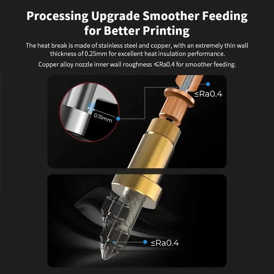 Upgrade Creality K1 Ceramic He - огляд і ціна High Flow Ceramic Hotend
