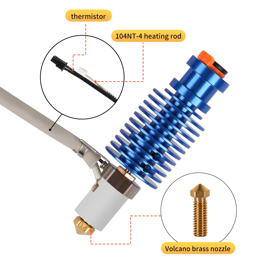 Volcano Hotend Kit 24V 60W For - огляд і ціна Corexy 3D Printer Kit